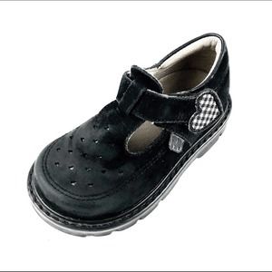 Elefanten Black Suede Mary Janes Size 5